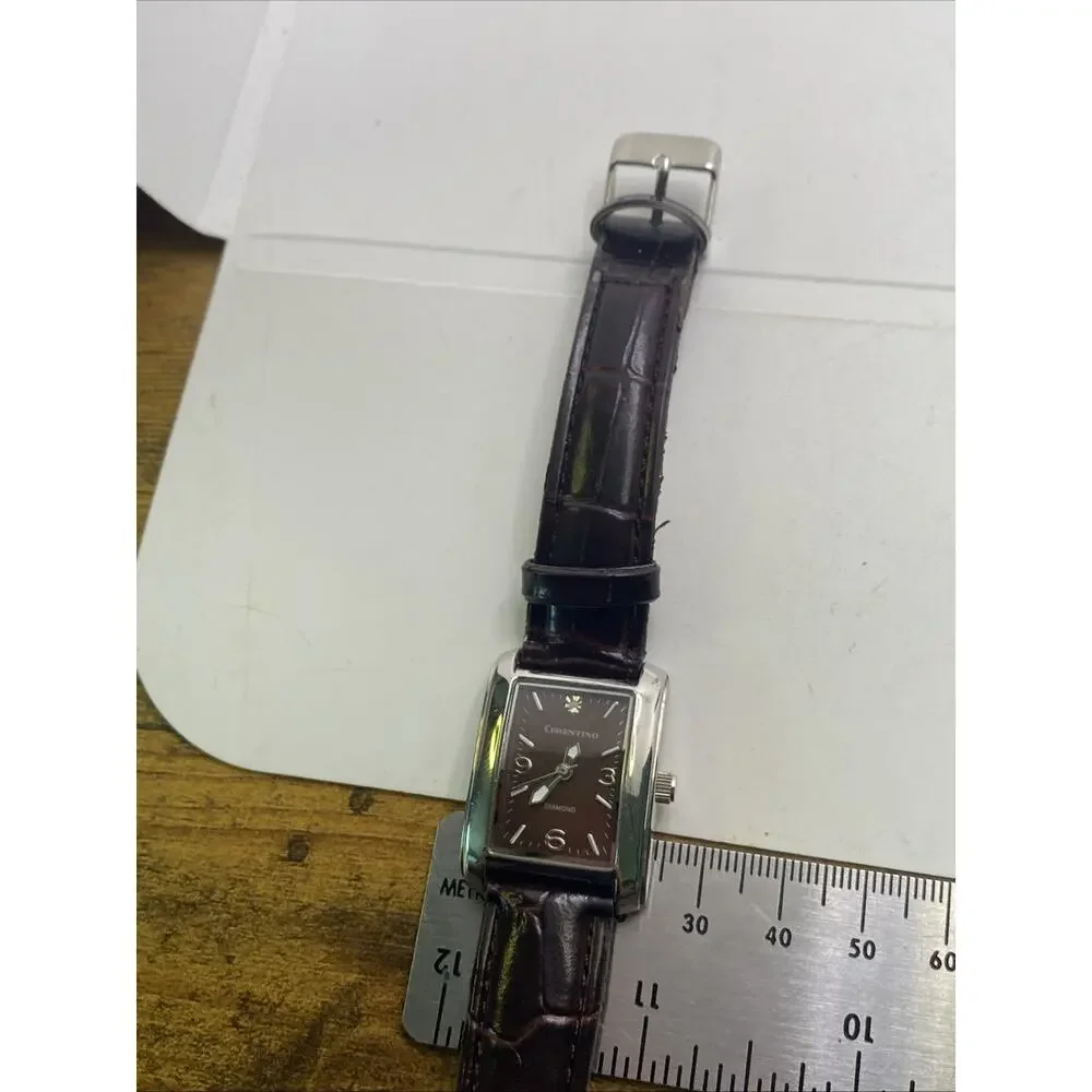 Ceretino Brown Leather Watch New Battery